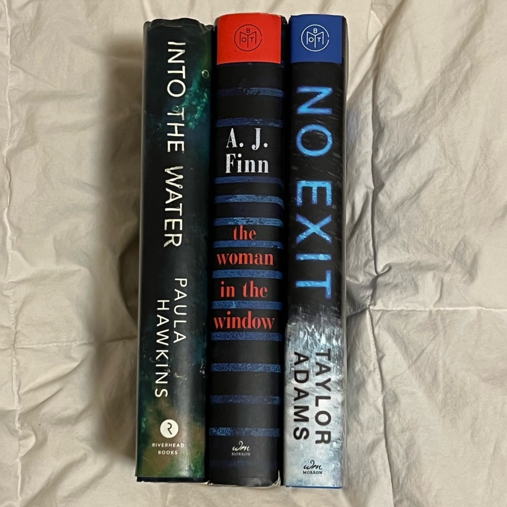 Thriller Book Bundle Hardcovers